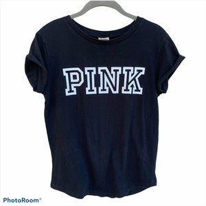 Victoria Secret Pink graphic tee crew neck t shirt
